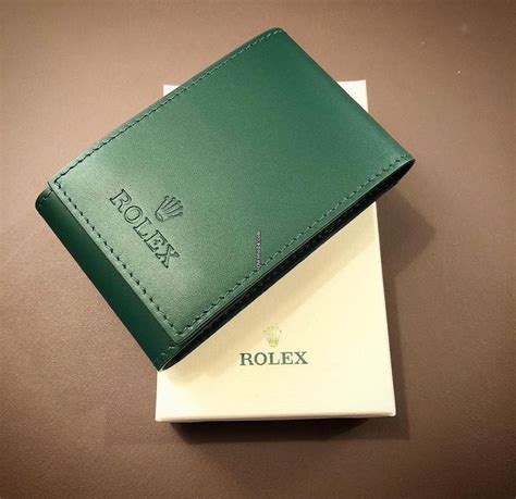 rolex green travel pouch